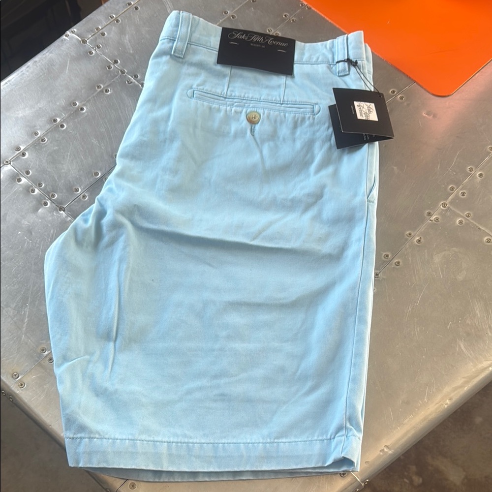 Saks Fifth Avenue Blue Casual Shorts Relaxed Fit